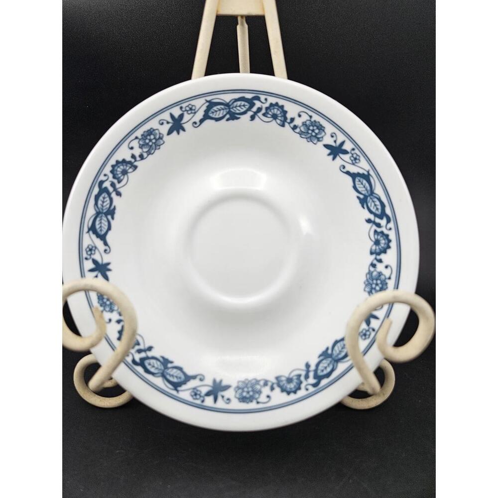 3pc Corelle Old Town Blue Replacement Set - 2 Tea Cups & 1 Saucer - Blue Onion - Picture 2 of 15